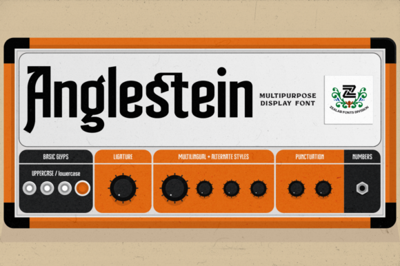 Anglestein Font: A Unique Display Font for Creative Projects