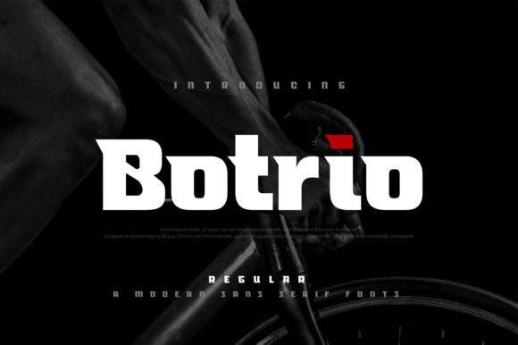 Botrio: A Classy Display Font for Branding and Design