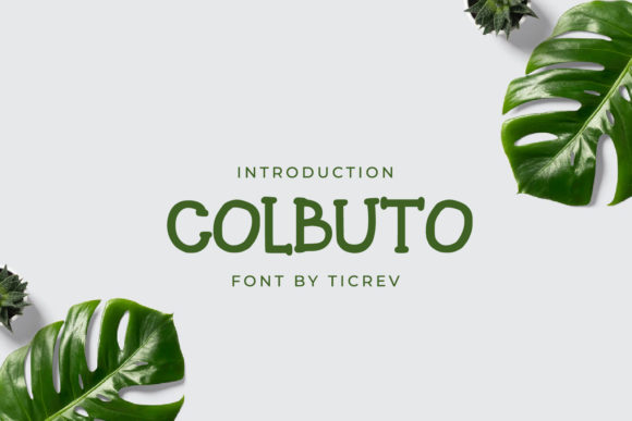 Colbuto: A Versatile Display Font for Modern Design