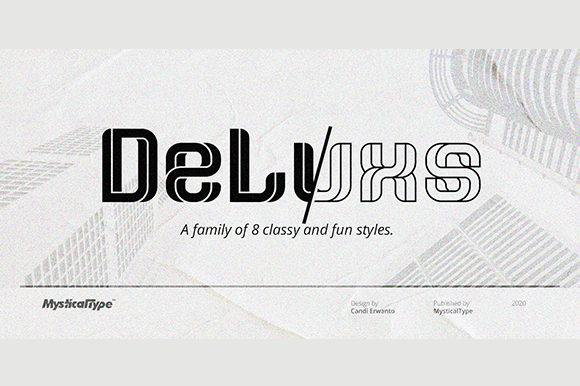 DeLuxs: A Modern Display Font That Elevates Your Designs