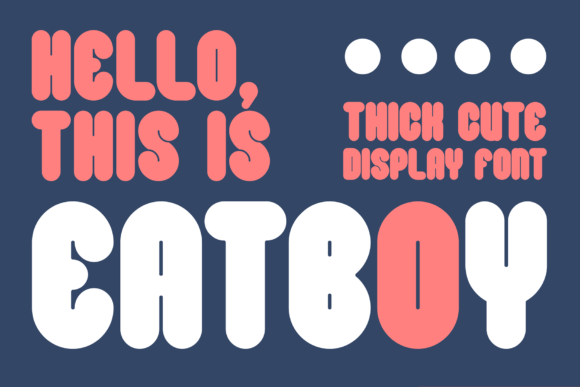 Eatboy Font: A Friendly and Versatile Display Choice