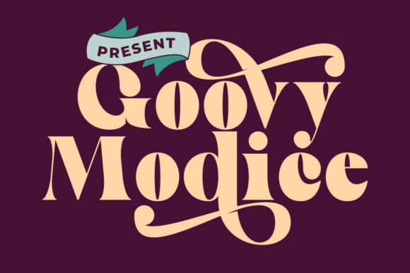 Goovy Modice: A Bold Display Font for Modern Creativity