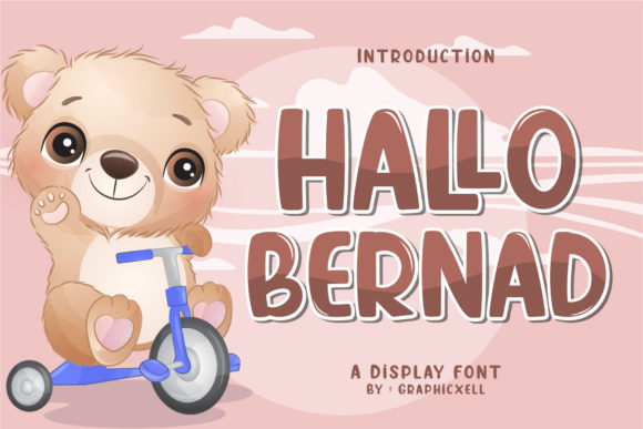 Hallo Bernad: A Stylish Display Font for Modern Design Workflows