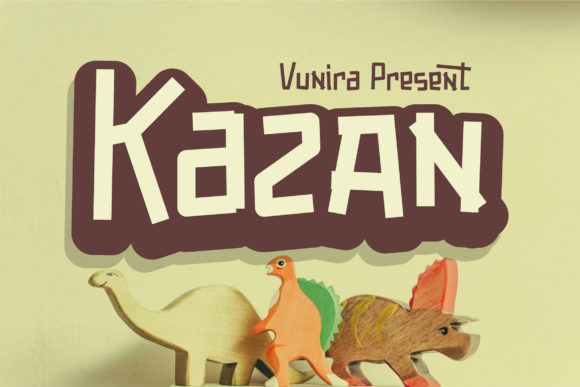 Kazan: A Bold and Chunky Font That Brings Creativity to Life