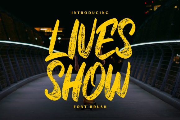 Lives Show: A Bold and Versatile Display Font for Creative Designers