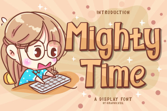 Mighty Time: A Playful Font That Adds Joy to Your Designs