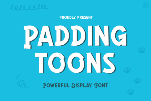 Padding Toons: A Playful Font for Creative Projects