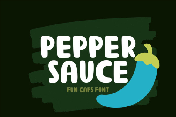 Pepper Sauce: A Whimsical Display Font That Elevates Creativity