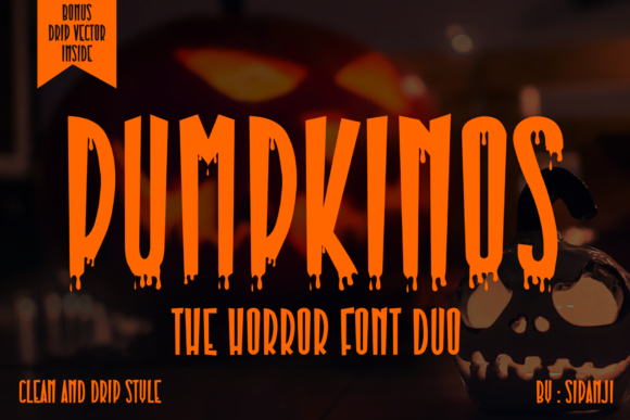 Pumpkinos Font for Halloween Creativity
