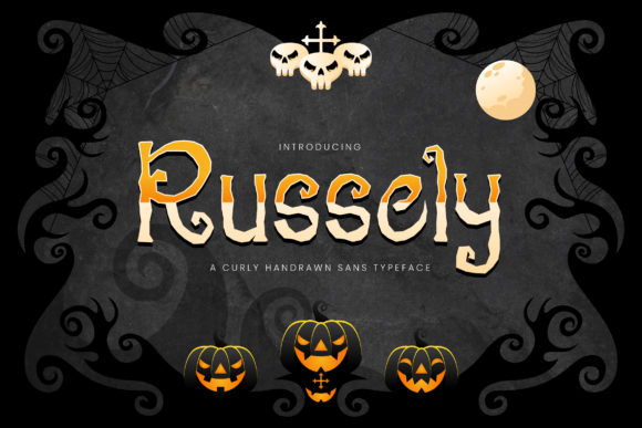 Russely Font: A Unique Display Font for Creative Expression
