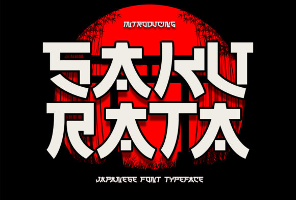 Sakurata: A Bold Display Font for Creative Impact