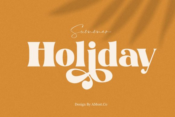 Summer Holiday Font for Creative Projects