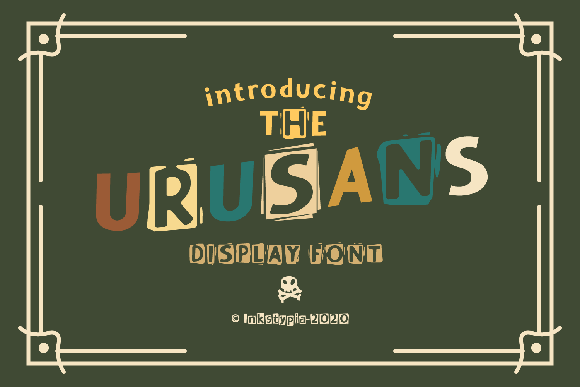 Urusans Font: A Modern Display Typeface for Creative Projects